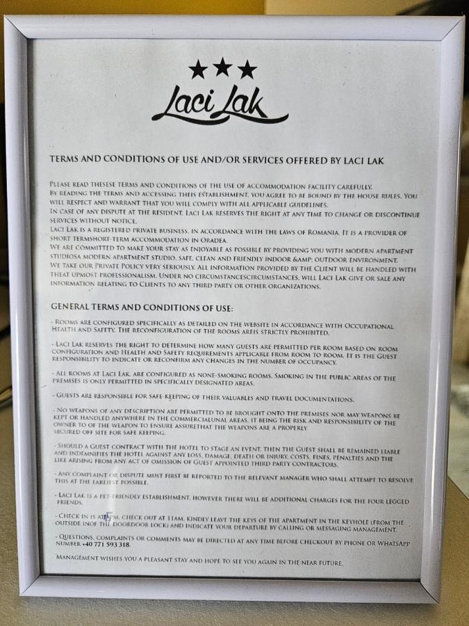 Laci Lak Oradea Bagian luar foto